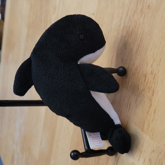ty Beanie Baby - Waves the Whale with Label Errors - 1996 - Picture 2 of 11
